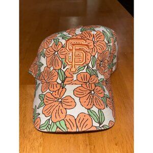 New San Francisco Giants Floral Print Adjustable Baseball Cap $35 MSRP